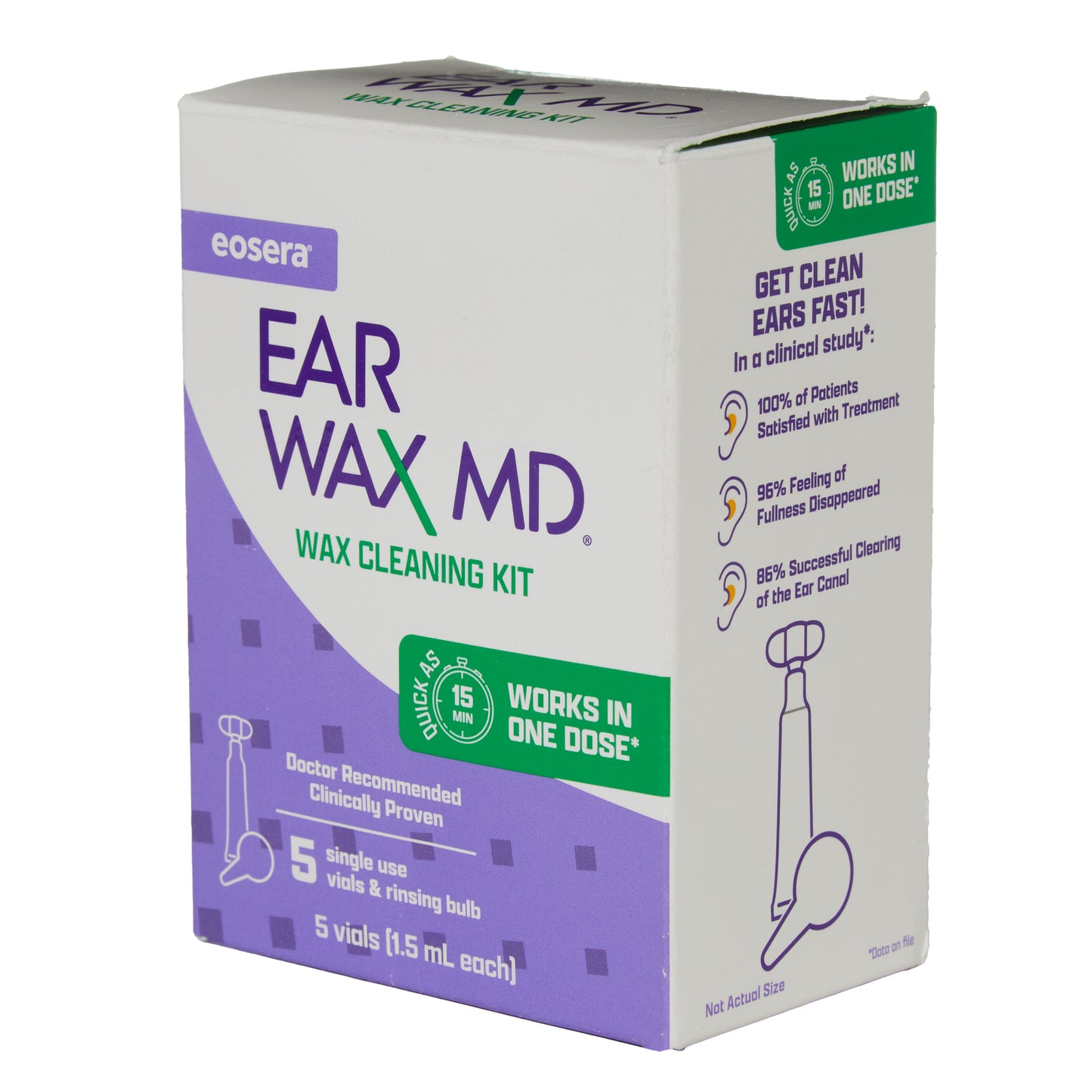 EAR WAX MD Kit - Single Use Wax Cleaning Kit