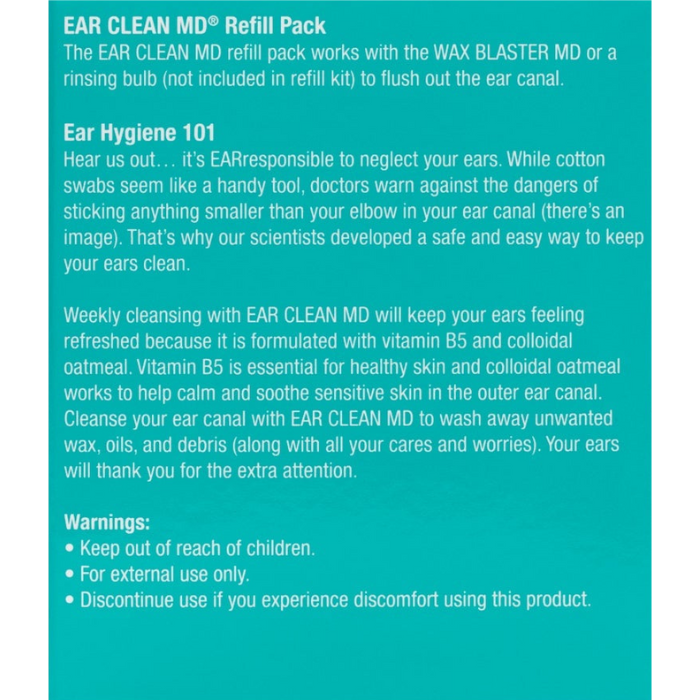 Ear Clean MD Refill Pack - 24 Unit Case Pack