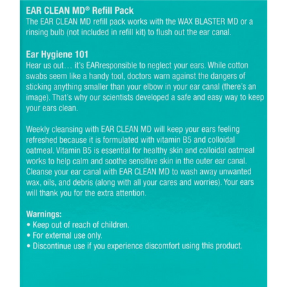 Ear Clean MD Refill Pack - 12 Unit Case Pack