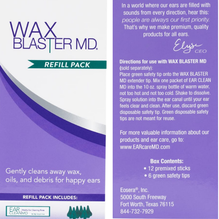 Wax Blaster MD Refill Pack - 24 Unit Case Pack